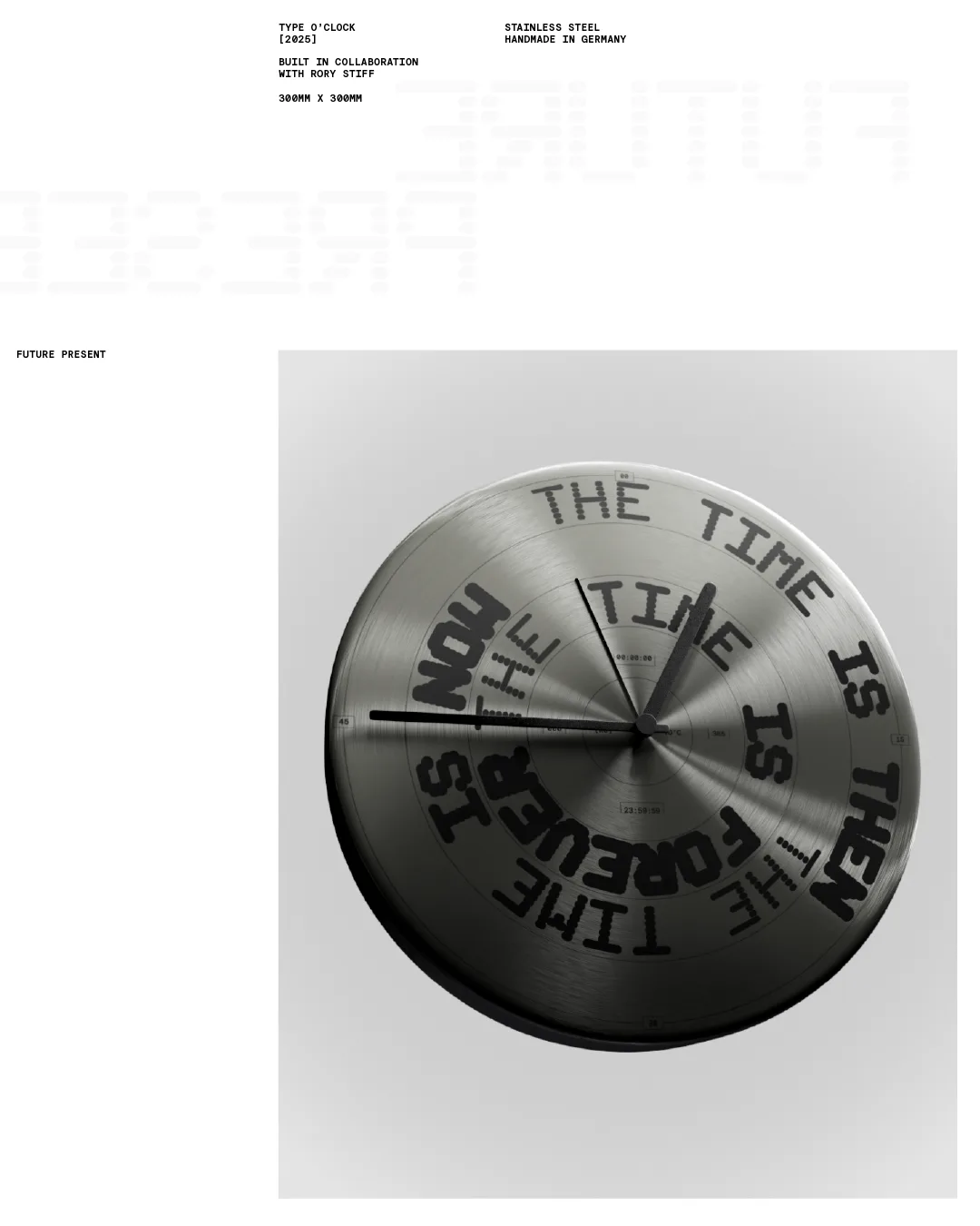 Typo'Clock Product Render still