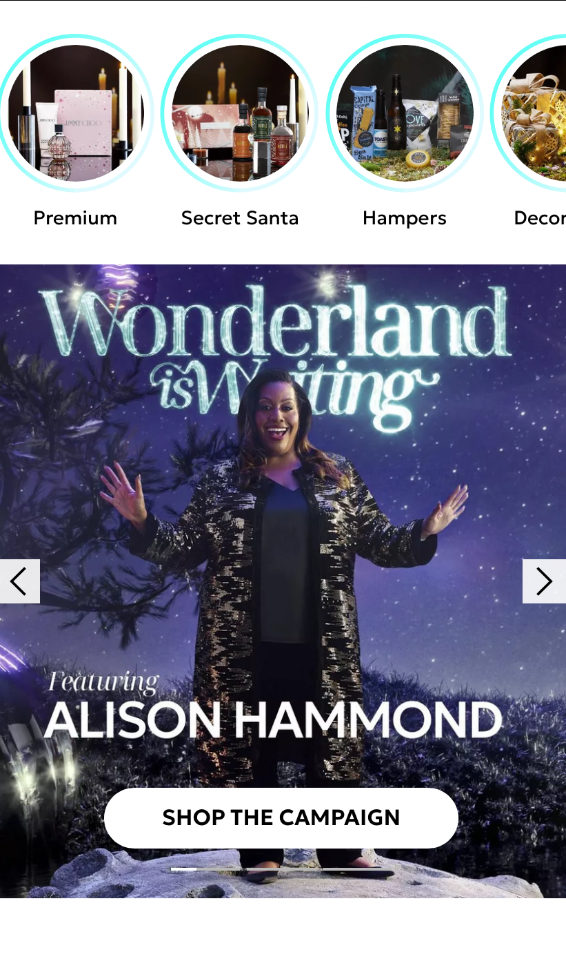 Debenhams WONDERLAND IS WAITING still